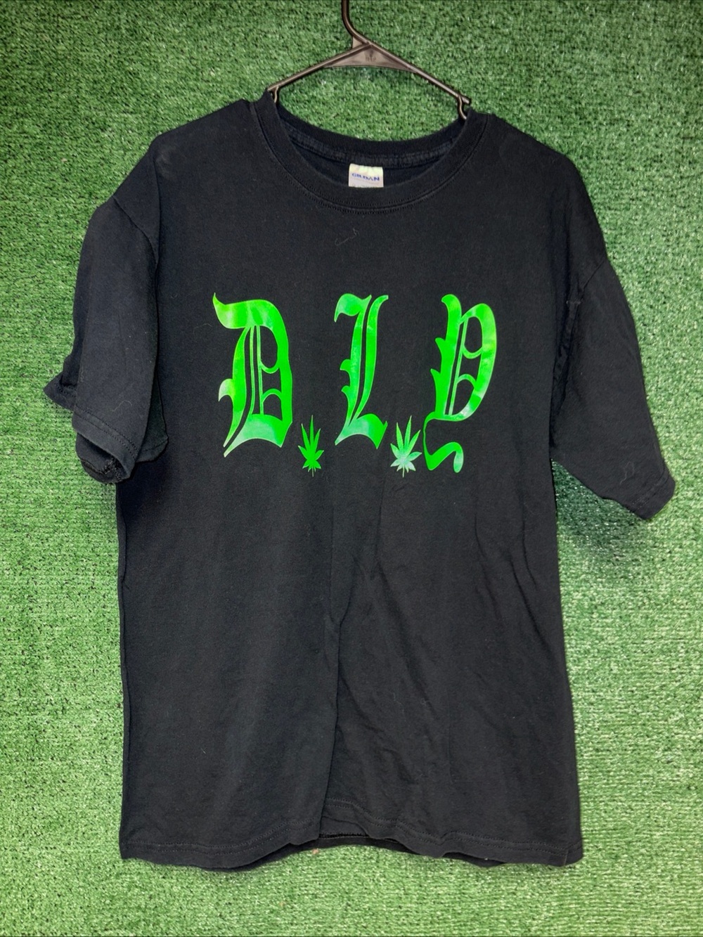 Vintage Y2K Dog Leg Yesca Band Shirt Mens Sz L Texas Metal Music Art Tee